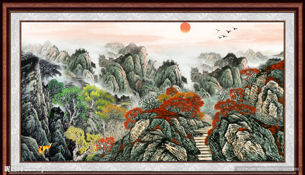 国画山水