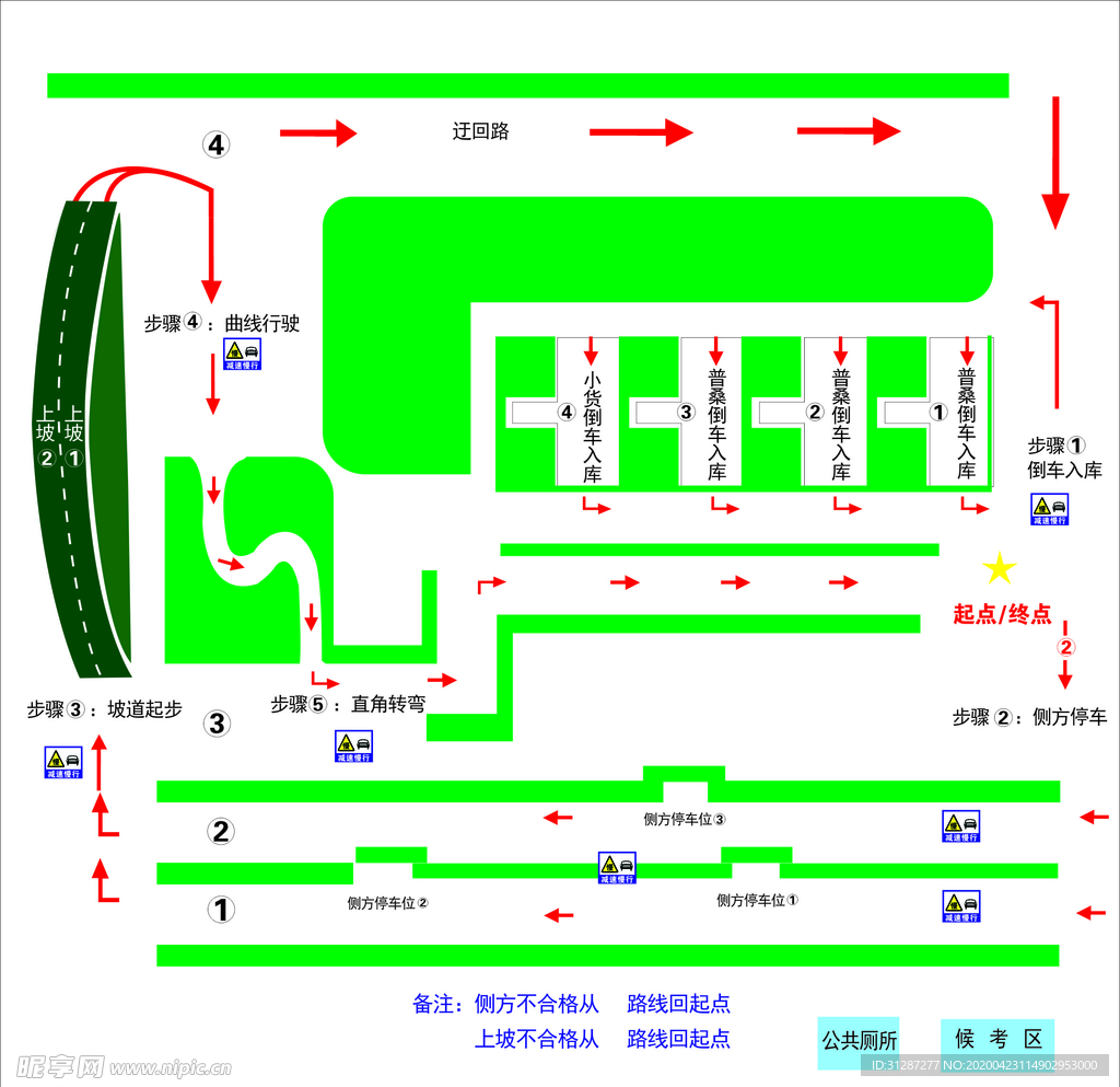 驾校路线图