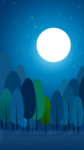 夜色插画