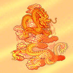 中国风古典金龙