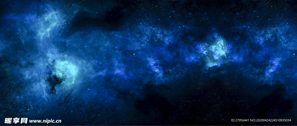 蓝色星空背景