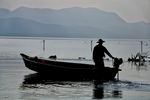 渔民 海边 渔船