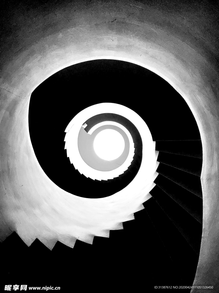 黑白楼梯