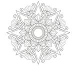 万花筒 花纹 曼陀罗 地砖
