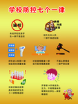 学校防控七个一律