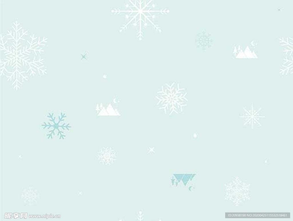 冰山雪花