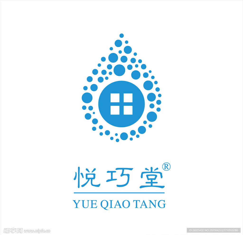 悦巧堂logo 矢量