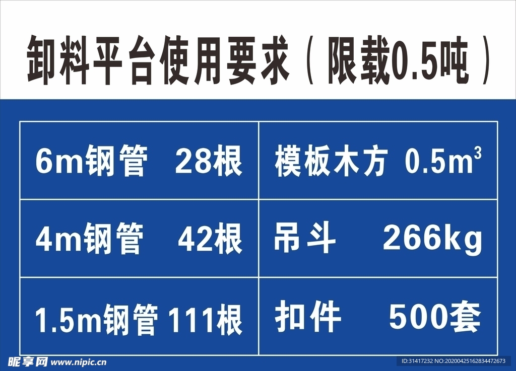 卸料平台使用要求