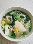 青菜鸡蛋面