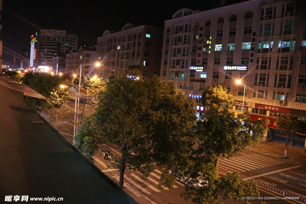 城市夜景 创业背景 深夜城市