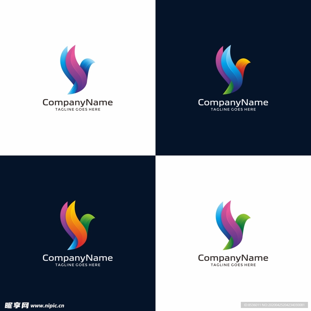 禽类LOGO标志