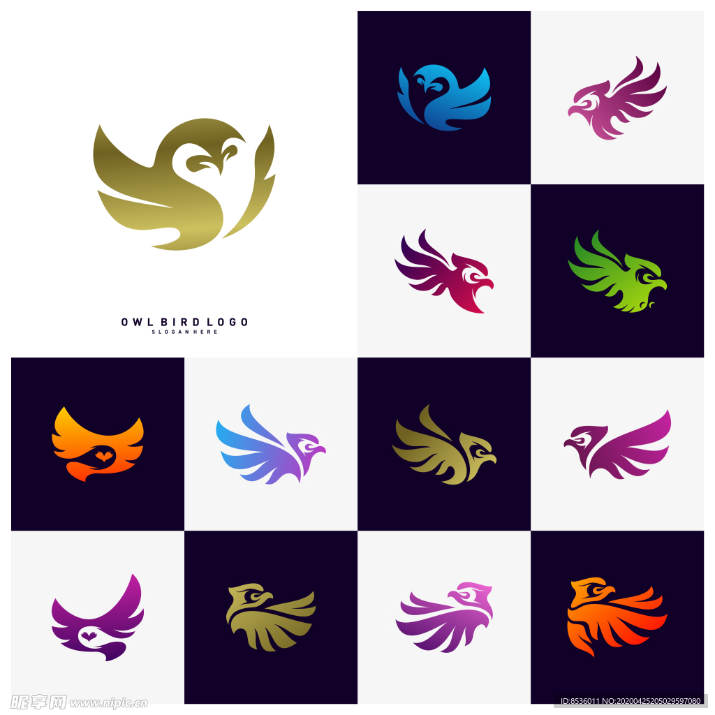 禽类LOGO标志