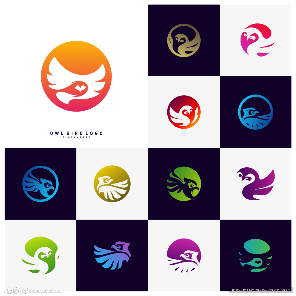 禽类LOGO标志