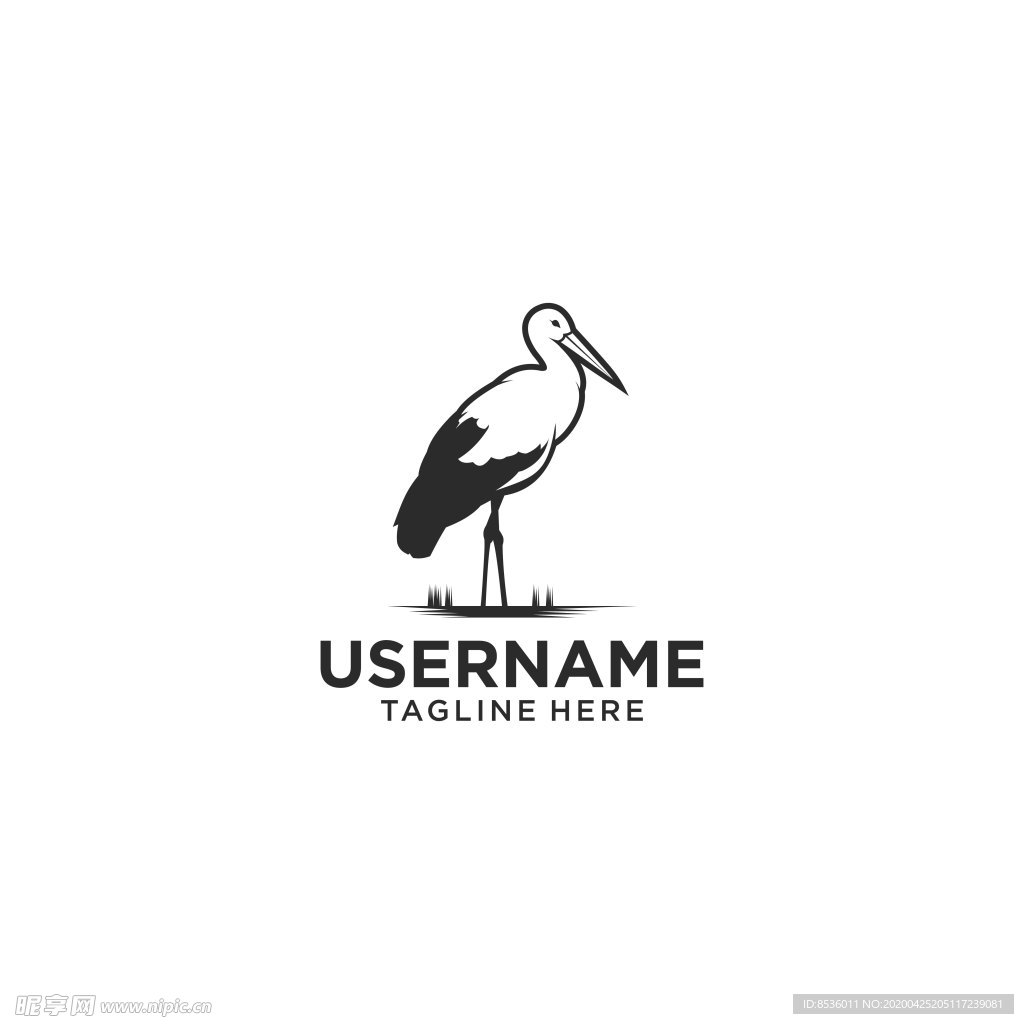 禽类LOGO标志