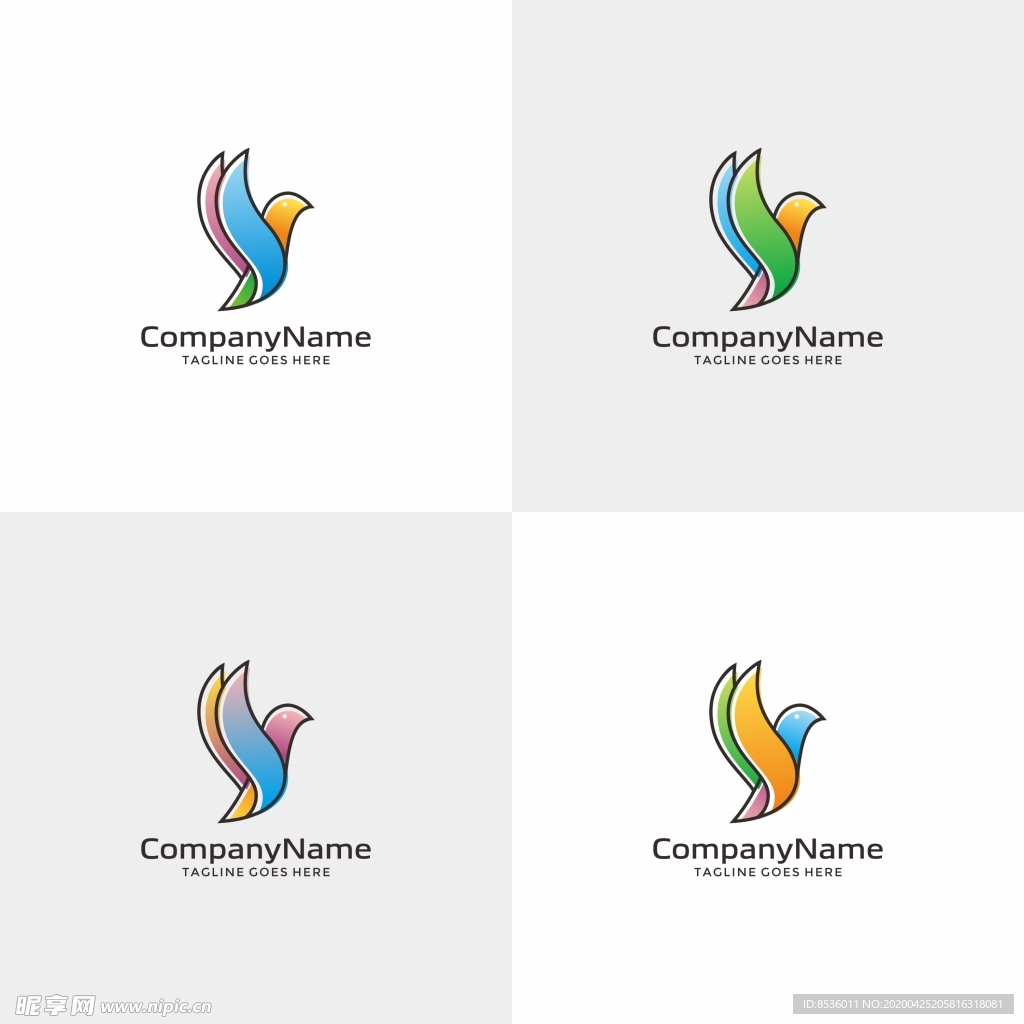 禽类LOGO标志