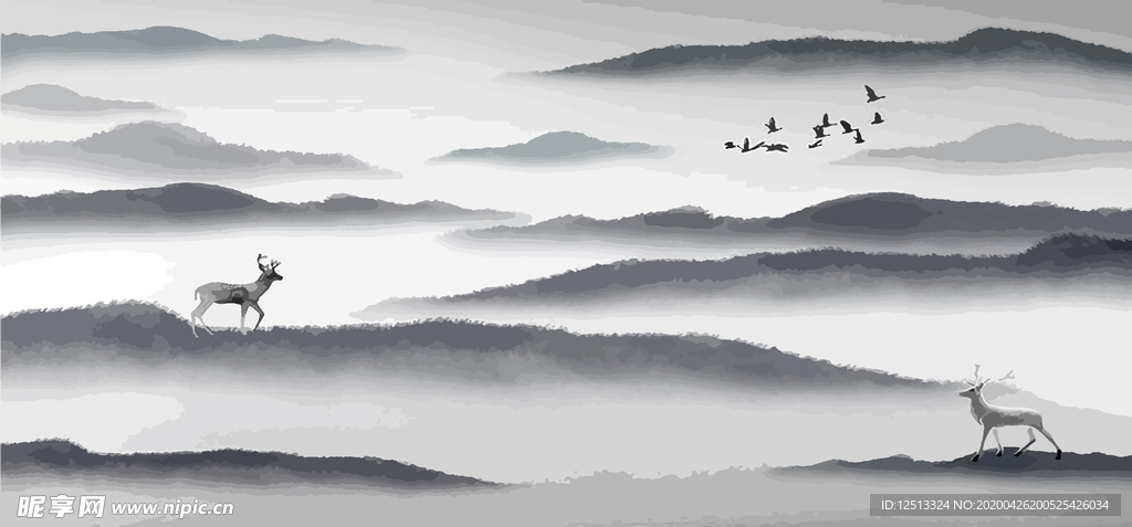水墨山水