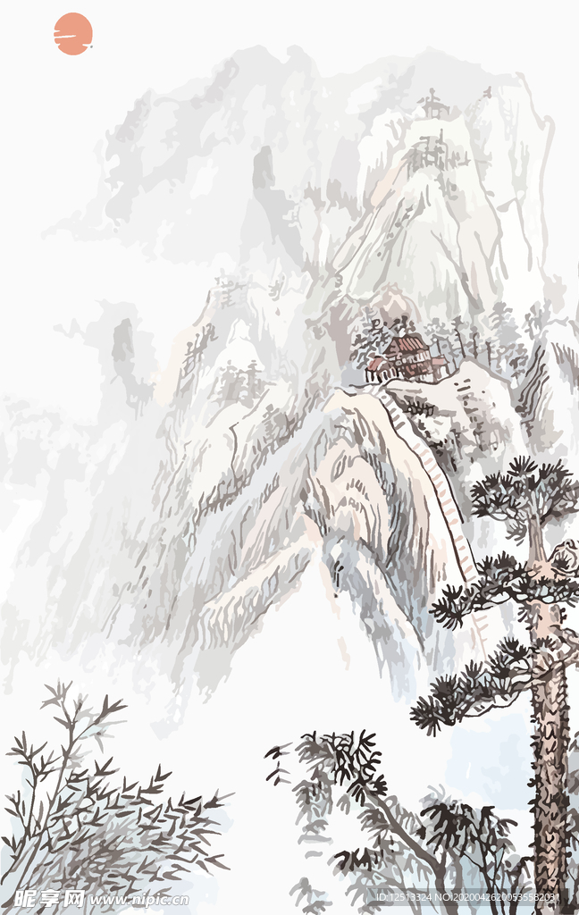 水墨画