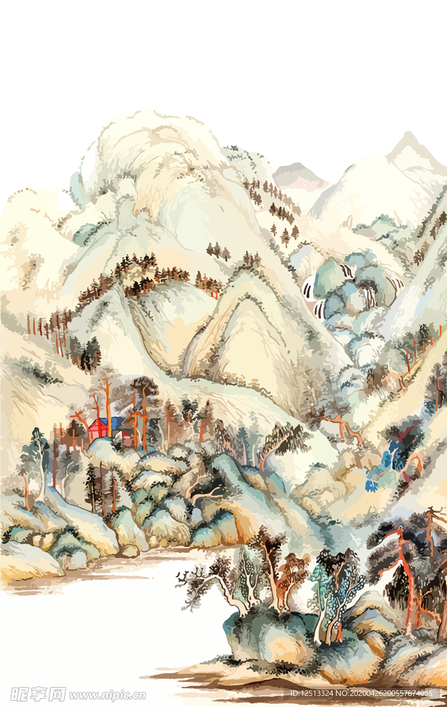 水墨画