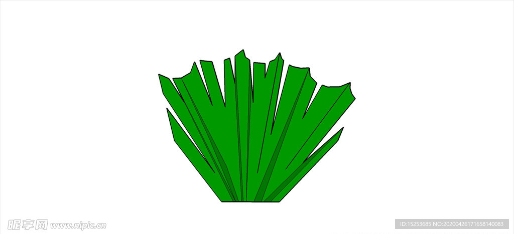 小草2D模型
