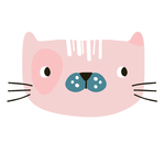 猫咪主题插画图案