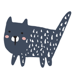 猫咪主题插画图案