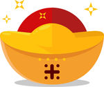 卡通金元宝