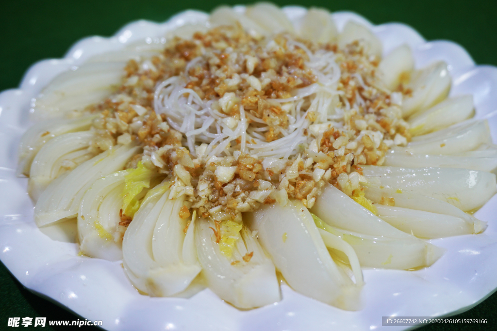 蒜蓉粉丝娃娃菜