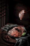 凉拌熏牛肉 美食摄影