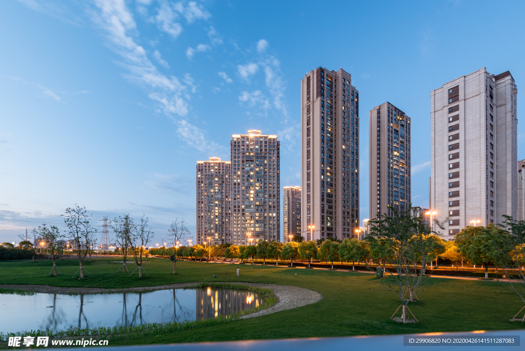 城市 江景