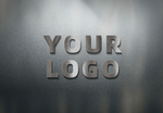 黑底烫银logo样机