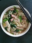 鸡蛋肉丝面