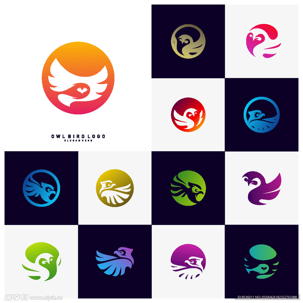 禽类LOGO标志