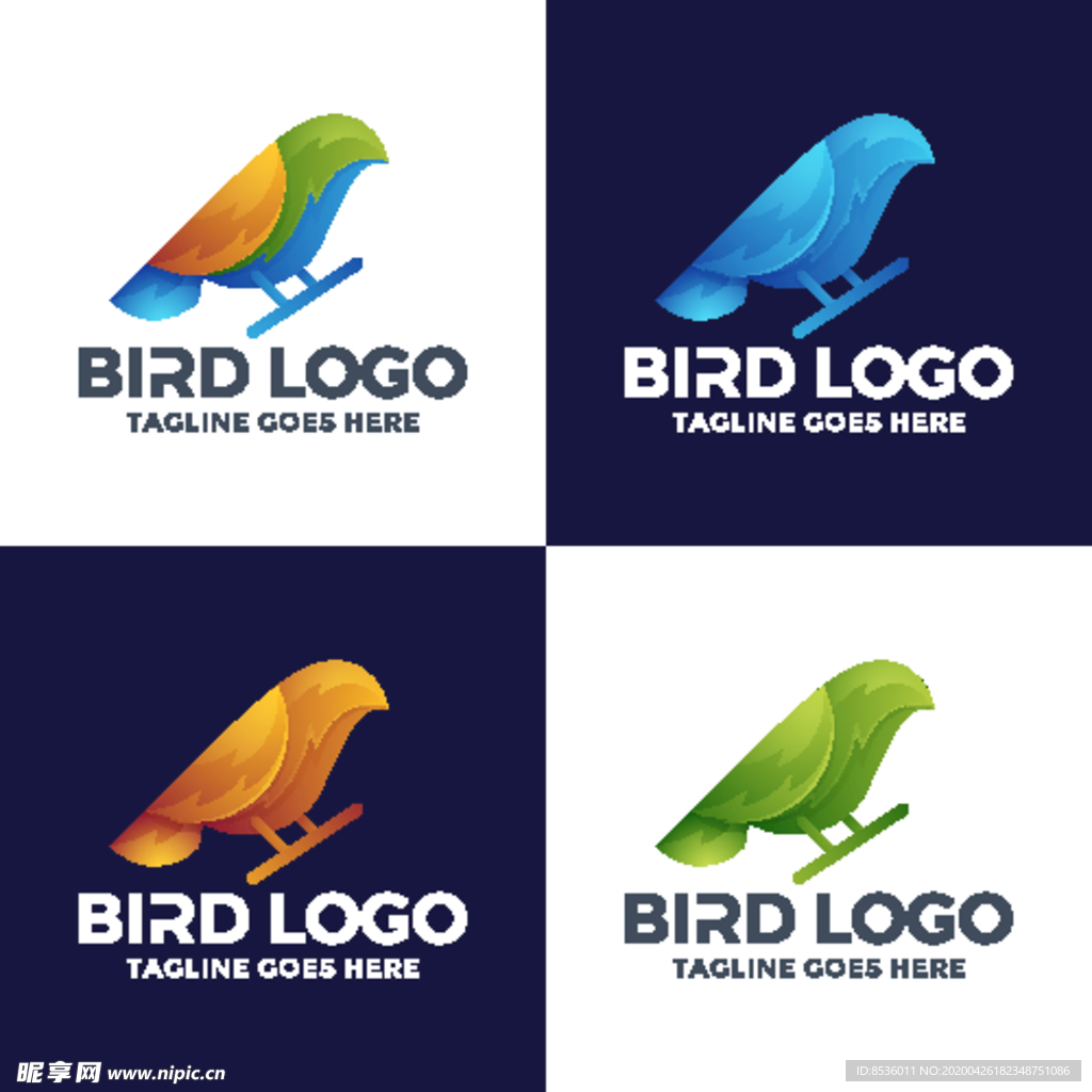 禽类LOGO标志