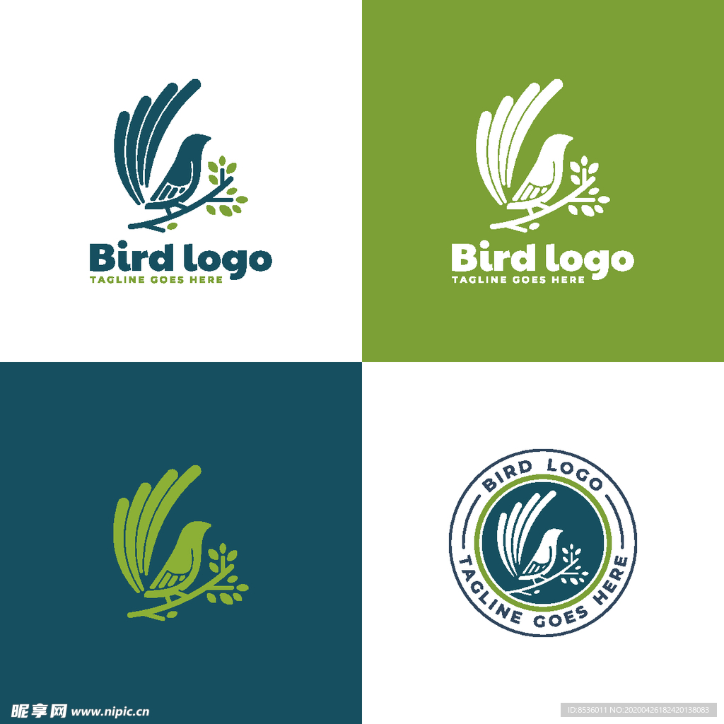 禽类LOGO标志