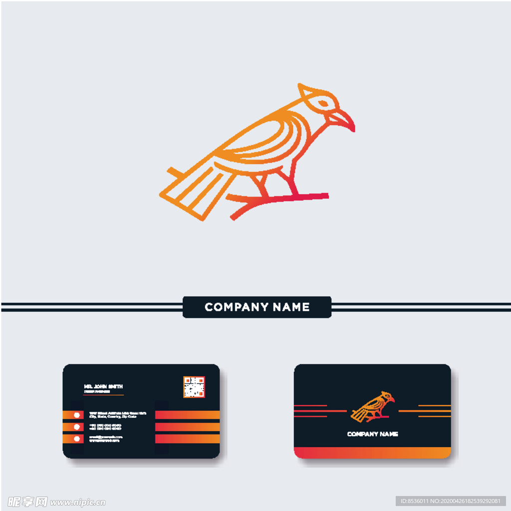 禽类LOGO标志