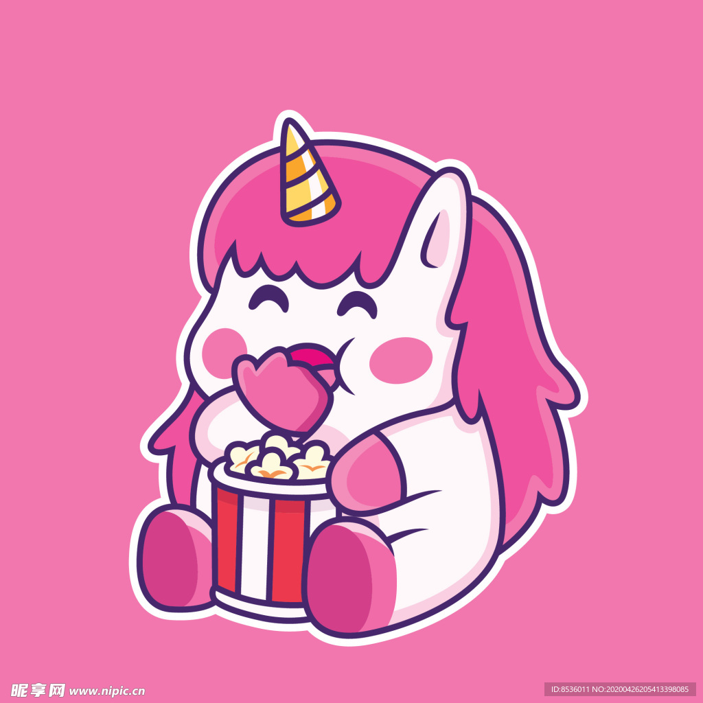 卡通独角兽