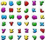 创意字母数字元素