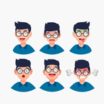 不同表情
