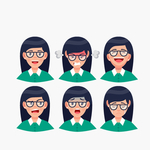 不同表情