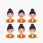 不同表情