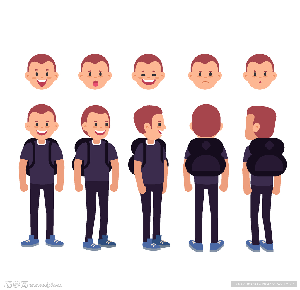 人物动作拆分