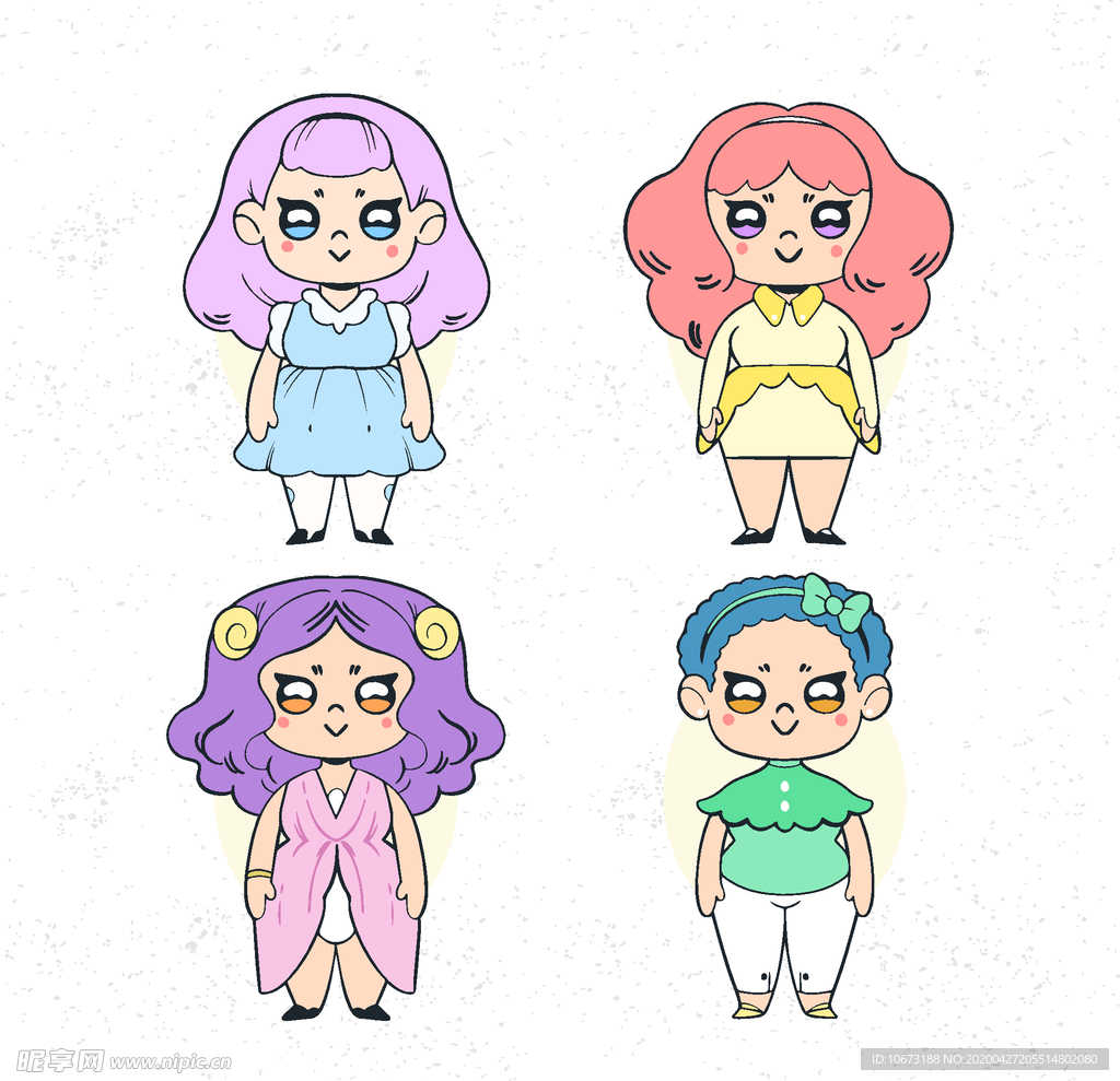 卡哇伊卡通形象