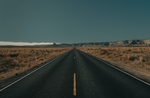群山天空白云公路风景