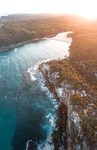 大海小岛地形海水风景