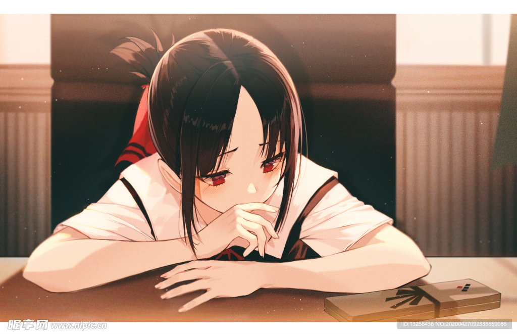 彩色动漫人物插画背景