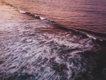 大海破浪海水风景背景