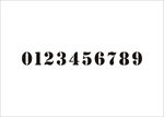 数字喷漆模板矢量素材