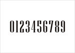 数字喷漆模板矢量素材