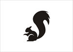 松鼠图标矢量