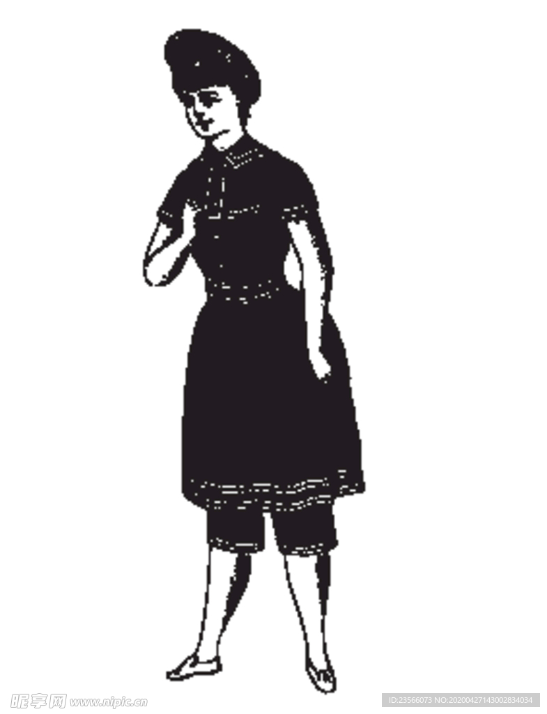 欧式古典人物女子